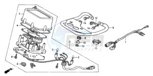 TRX250TM FOURTRAX RECON drawing METER (TRX250TM2-A/CM) (TRX250TE2-A/CM)