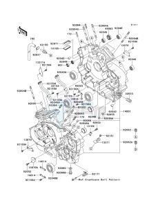 VN 1600 G [VULCAN 1600 NOMAD] (6F) G6F drawing CRANKCASE