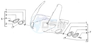 Runner 200 VXR 4t drawing Front direction indicators