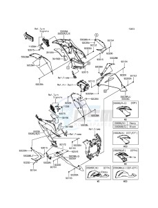 NINJA_ZX-6R ZX636EEF FR GB XX (EU ME A(FRICA) drawing Cowling Lowers