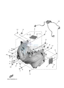 XP530 XP530D-A TMAX DX ABS (BC38) drawing HEADLIGHT