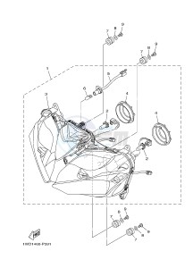 YZF-R25A 249 (BS82) drawing HEADLIGHT