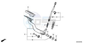 NSA700A9 Australia - (U / MME REF) drawing PEDAL