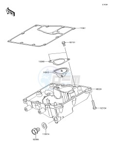 VULCAN S ABS EN650DHFA XX (EU ME A(FRICA) drawing Oil Pan