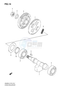 AN400 BURGMAN EU drawing CRANK BALANCER