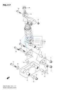 GSX-R1000 (E21) drawing REAR CUSHION LEVER (GSX-R1000UFL1 E21)