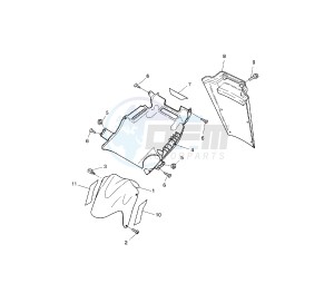 YQ AEROX 50 drawing FENDER