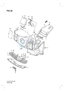 UH125 BURGMAN EU drawing FRONT BOX