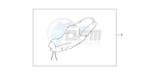 FES250 FORESIGHT drawing SEAT COVER