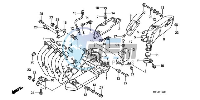 EXHAUST MUFFLER