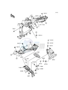 Z250SL BR250EFS XX (EU ME A(FRICA) drawing Rear Fender(s)