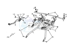 QUAD LANDER 300SL drawing MOUNT GRIP BAR  BAR  COWLING