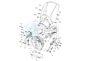 BT BULLDOG 1100 drawing HEADLIGHT