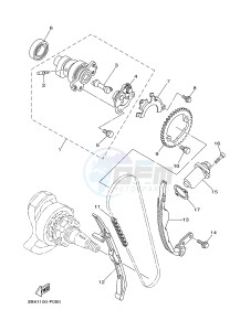 YFM550FWAD YFM5FGPHD GRIZZLY 550 EPS HUNTER (1HSM) drawing CAMSHAFT & CHAIN