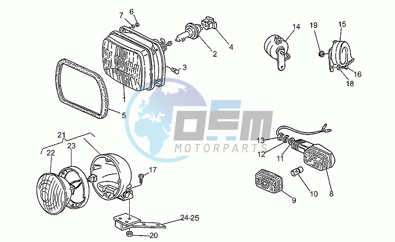 Headlight-horn