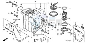 CBR1000RRA France - (F / CMF HRC) drawing FUEL TANK/FUEL PUMP