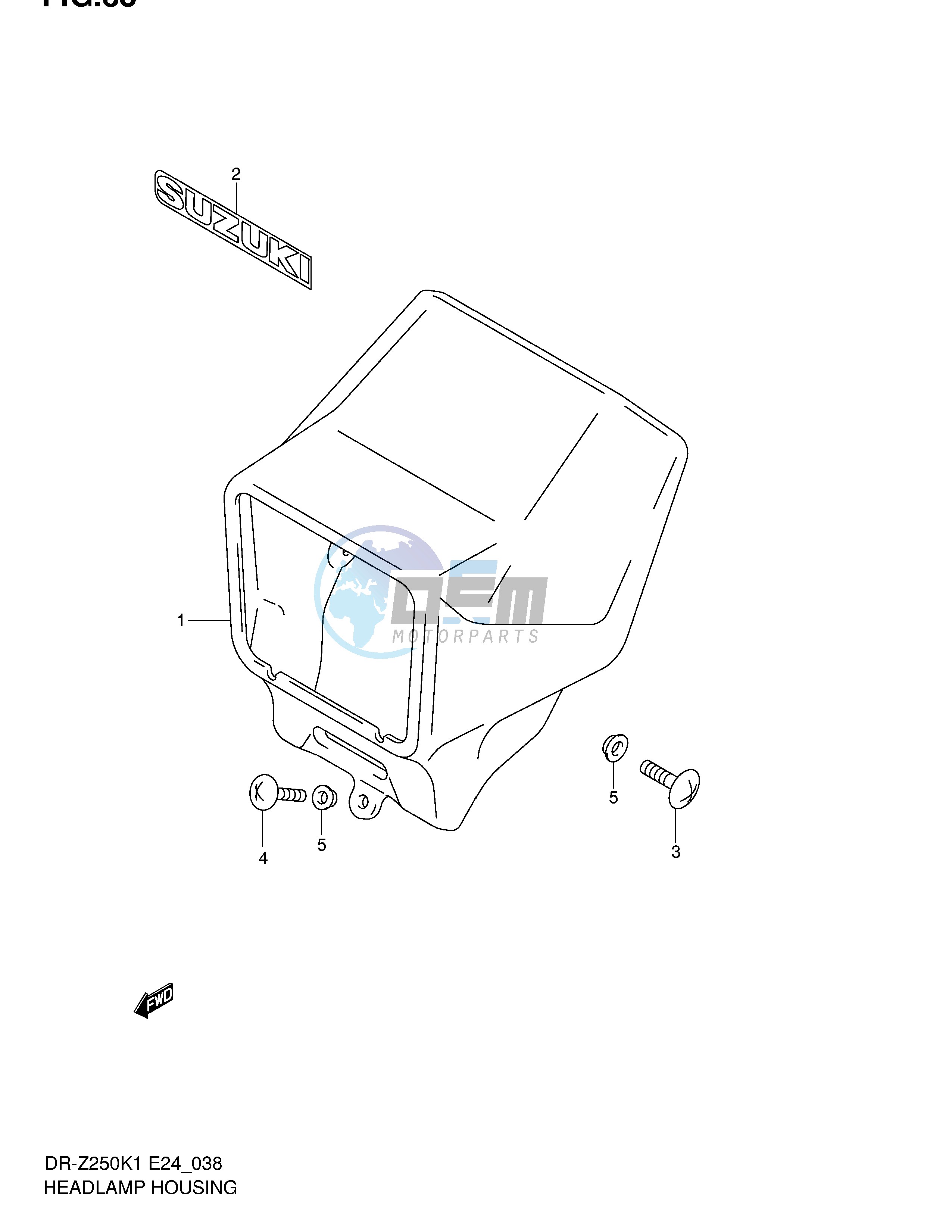 HEADLAMP COVER (MODEL K1)