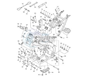 YZ F 450 drawing FRAME