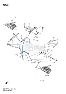 GSX-R750 (E21) drawing SIDE COWLING