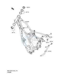 RM100 (E28) drawing FRAME