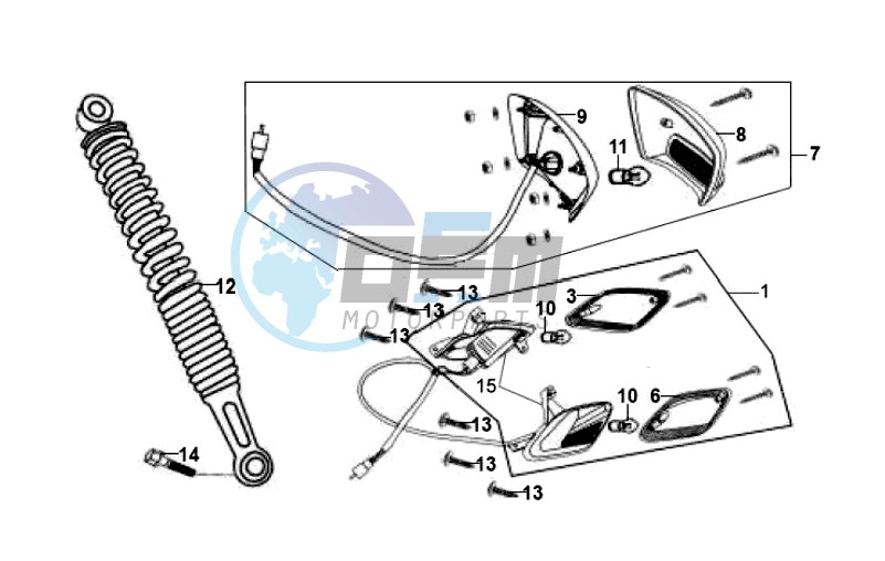 TAIL LIGHT - REAR SUSPENSION