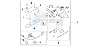 CBR600FB drawing AVERTO ALARM KIT