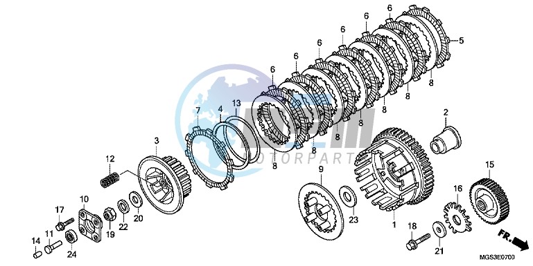 CLUTCH (NC700X/ XA)