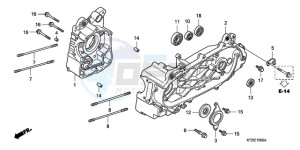 PES1509 Europe Direct - (ED) drawing CRANKCASE