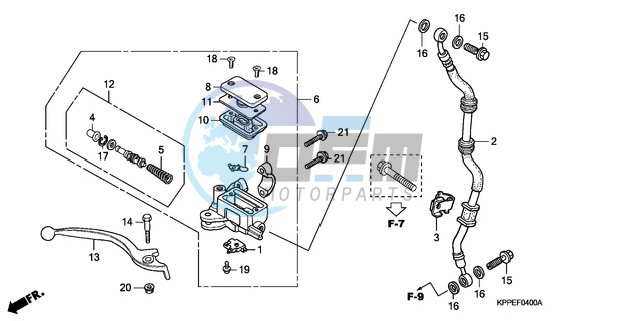 FR. BRAKE MASTER CYLINDER