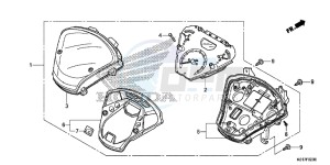 SH125D SH125i UK - (E) drawing METER