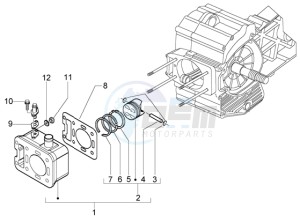 X9 500 Evolution (abs) drawing Cylinder-piston-wrist pin assy