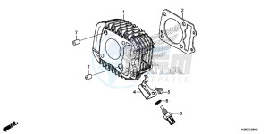 MSX125AH Europe Direct - (ED) drawing CYLINDER