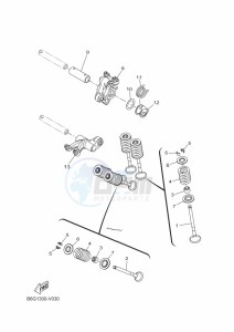 MT125 MTN125-A (BSU1) drawing VALVE