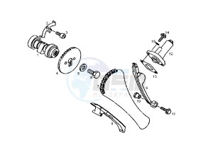 SENDA R EURO 2 - 125 drawing CAMSHAFT