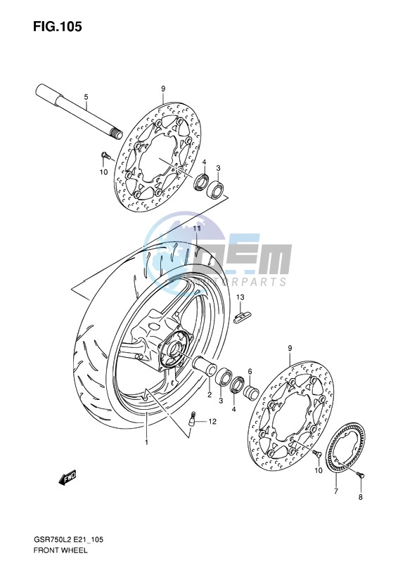 FRONT WHEEL