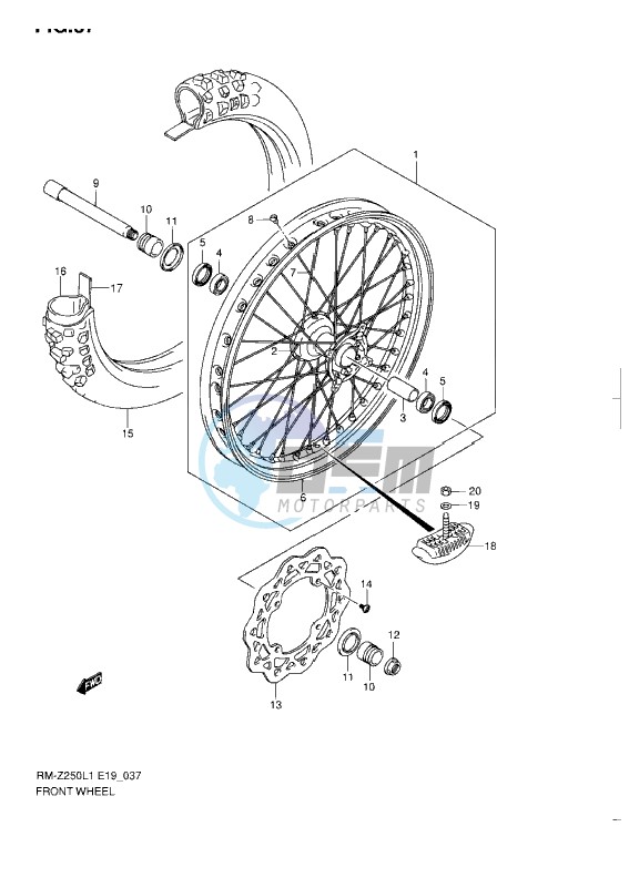 FRONT WHEEL L1