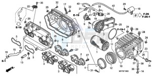 CB1300A9 UK - (E / ABS MKH MME TWO) drawing AIR CLEANER