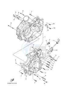 YFM700FWAD GRIZZLY 700 (B1AT) drawing CRANKCASE