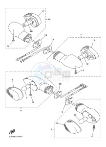 XJ6F 600 DIVERSION F (BS11 BS12) drawing FLASHER LIGHT