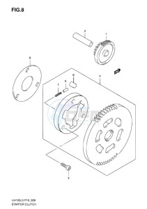 UH125 BURGMAN EU drawing STARTER CLUTCH