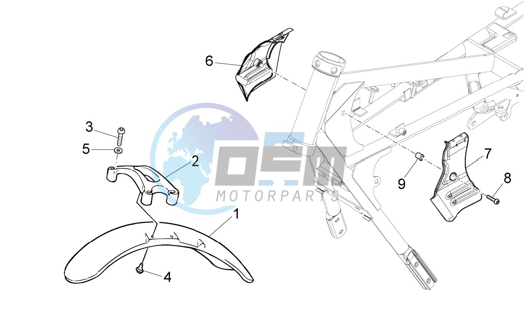 Front body - Front mudguard