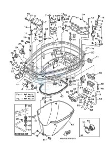 LZ250D drawing BOTTOM-COWLING