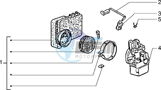 Carburettor - Air cleaner