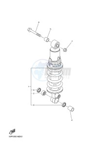 FZ8-N FZ8 (NAKED) 800 (2SH5) drawing REAR SUSPENSION