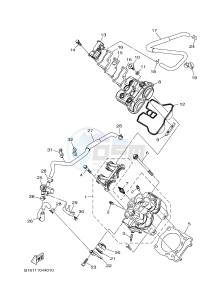 YFM700FWBD YFM70KPSJ KODIAK 700 EPS SPECIAL EDITION (B32D) drawing CYLINDER HEAD