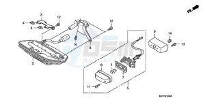 CB1300SA9 Europe Direct - (ED / ABS BCT MME TWO TY2) drawing TAILLIGHT