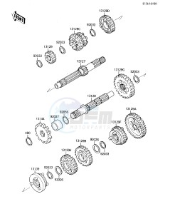 KLF 110 B [MOJAVE 110E] (B1-B2) [MOJAVE 110E] drawing TRANSMISSION