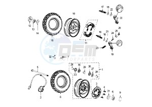 METAL–X - 50 cc drawing WHEELS