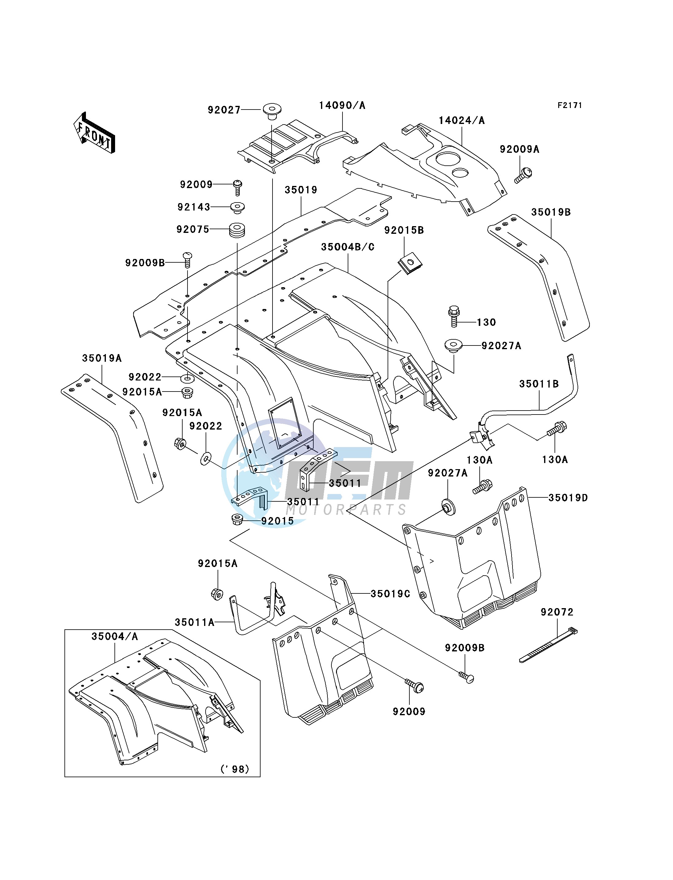 FRONT FENDER-- S- -