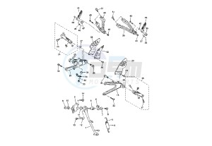 YZF R1 1000 drawing STAND- FOOTREST